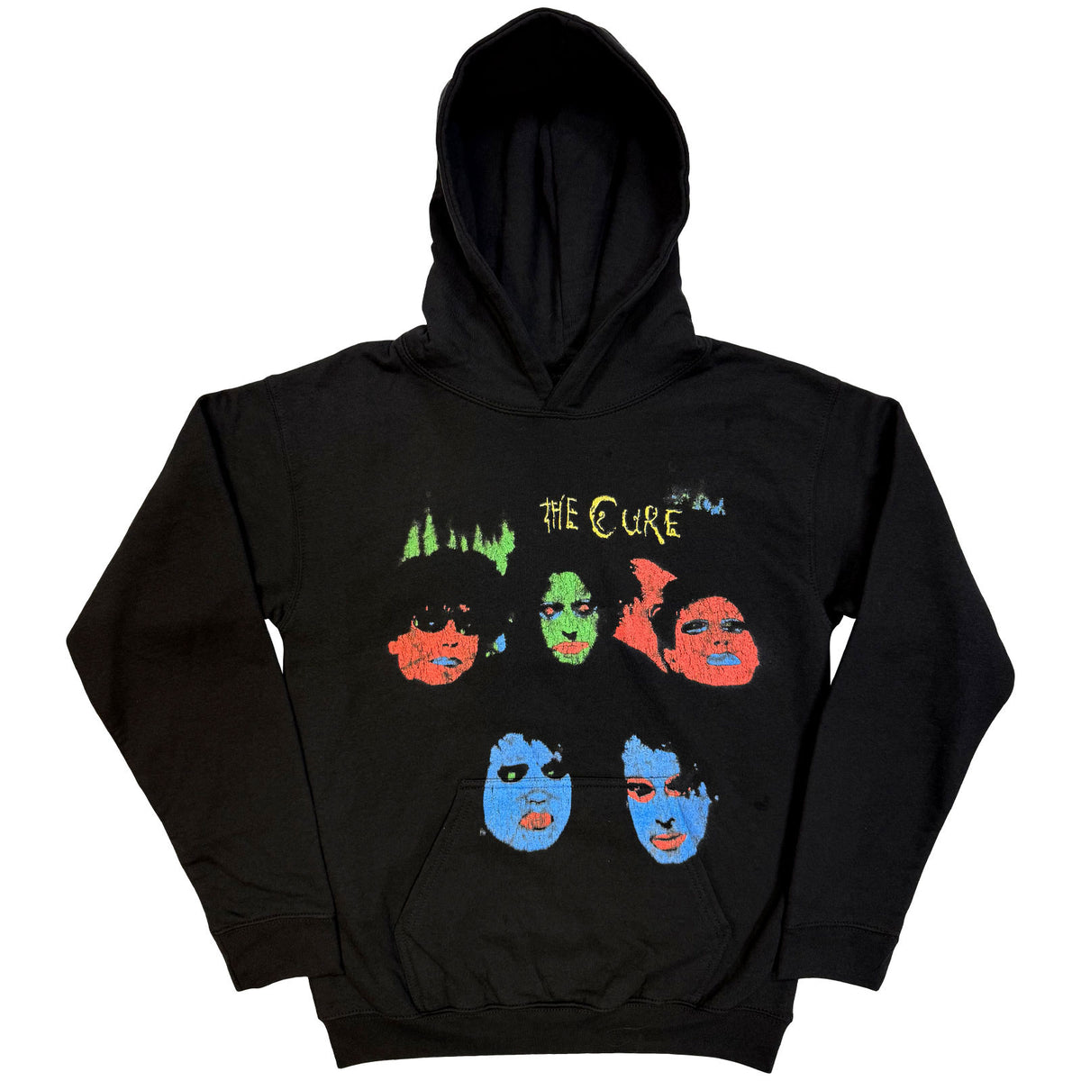 The Cure Unisex Pullover Hoodie: In Between Days (Black) (Back Print)