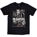 Marvel Comics Unisex T-Shirt: Deadpool We Are Deadpool (Black)