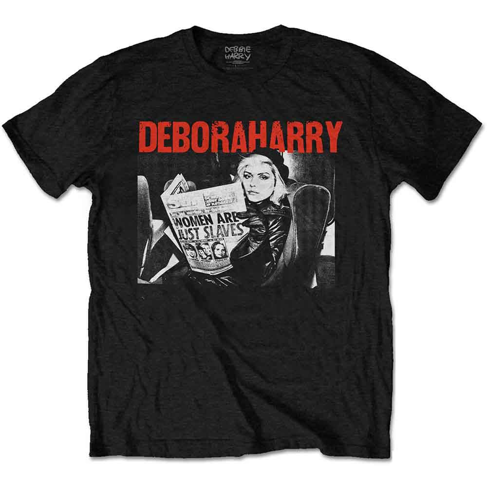 Debbie Harry Unisex T-Shirt: Women Are Just Slaves (Black)