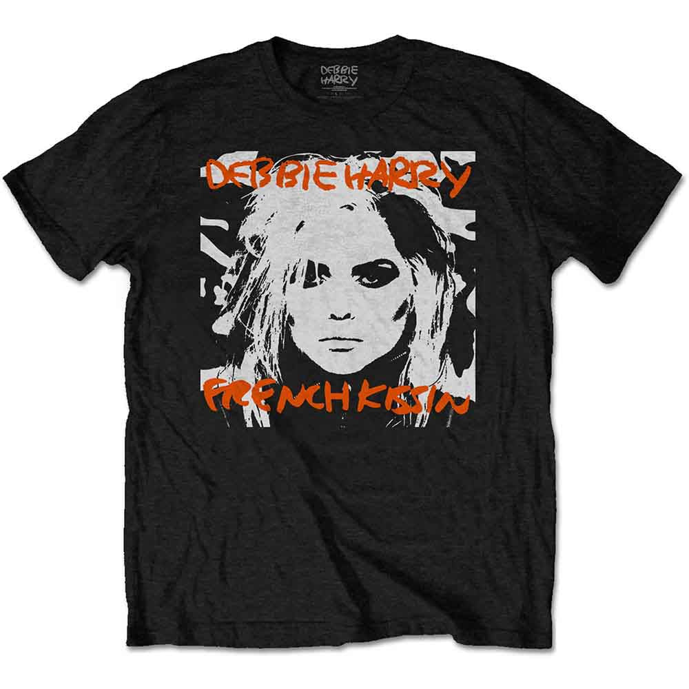 Debbie Harry Unisex T-Shirt: French Kissin' (Black)