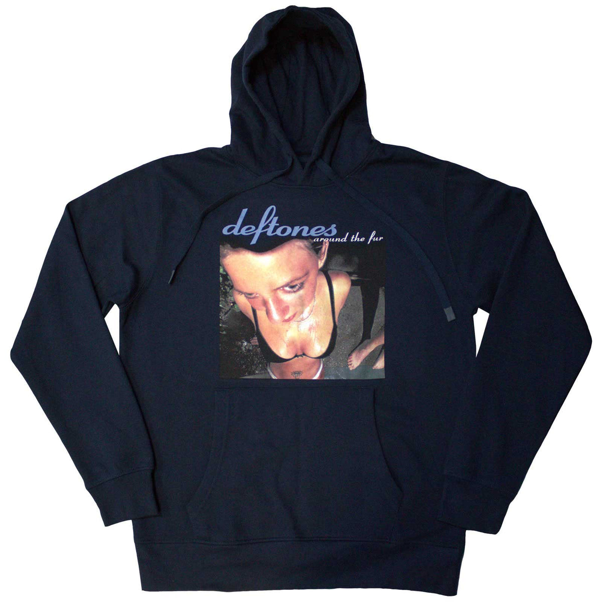 Deftones Unisex Pullover Hoodie: Around The Fur (Navy)