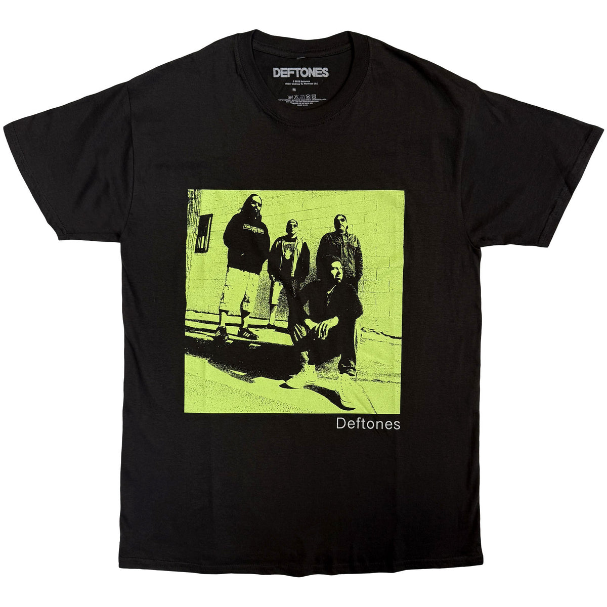 Deftones Unisex T-Shirt: Green Photo (Black)