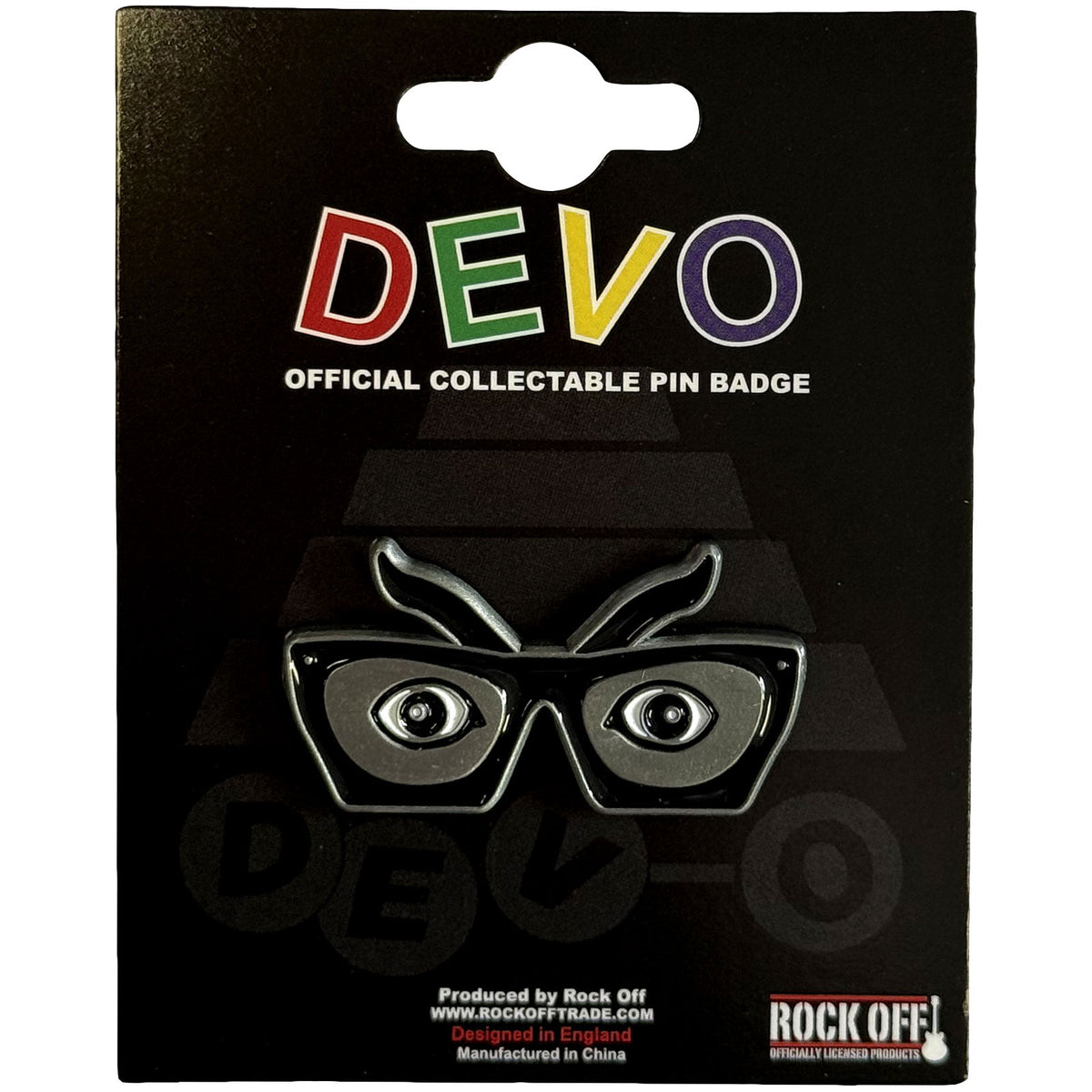 Devo Pin Badge: Oh, No! Glasses
