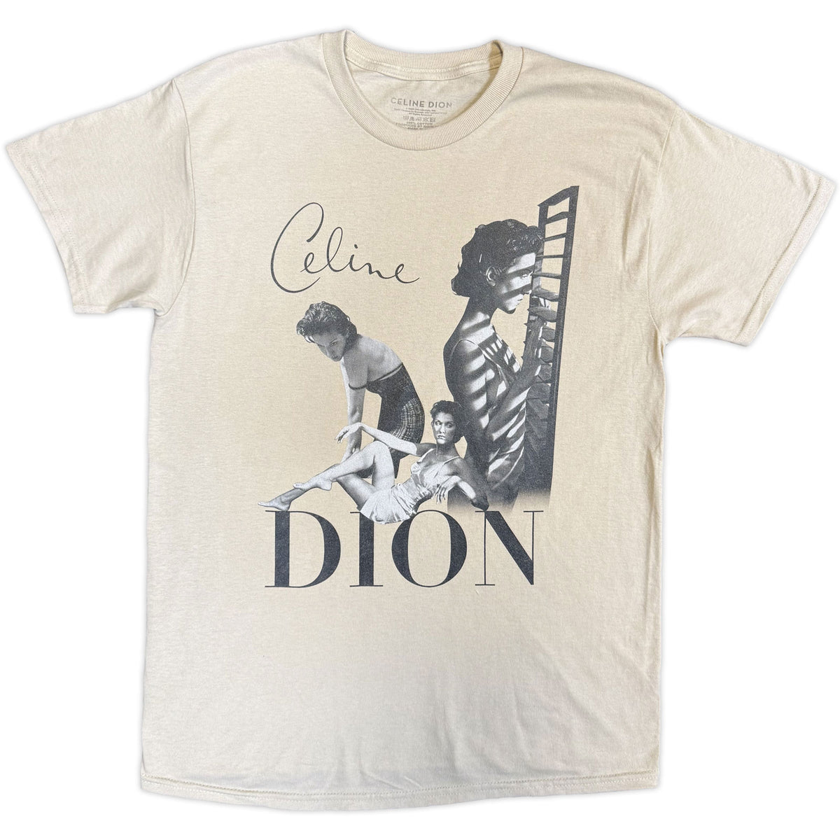 Celine Dion Unisex T-Shirt: Homage (Sand)