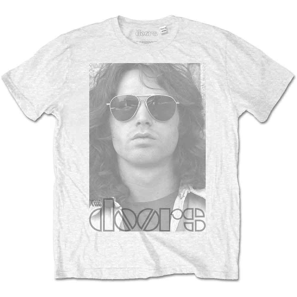 The Doors Unisex T-Shirt: Aviators (White)