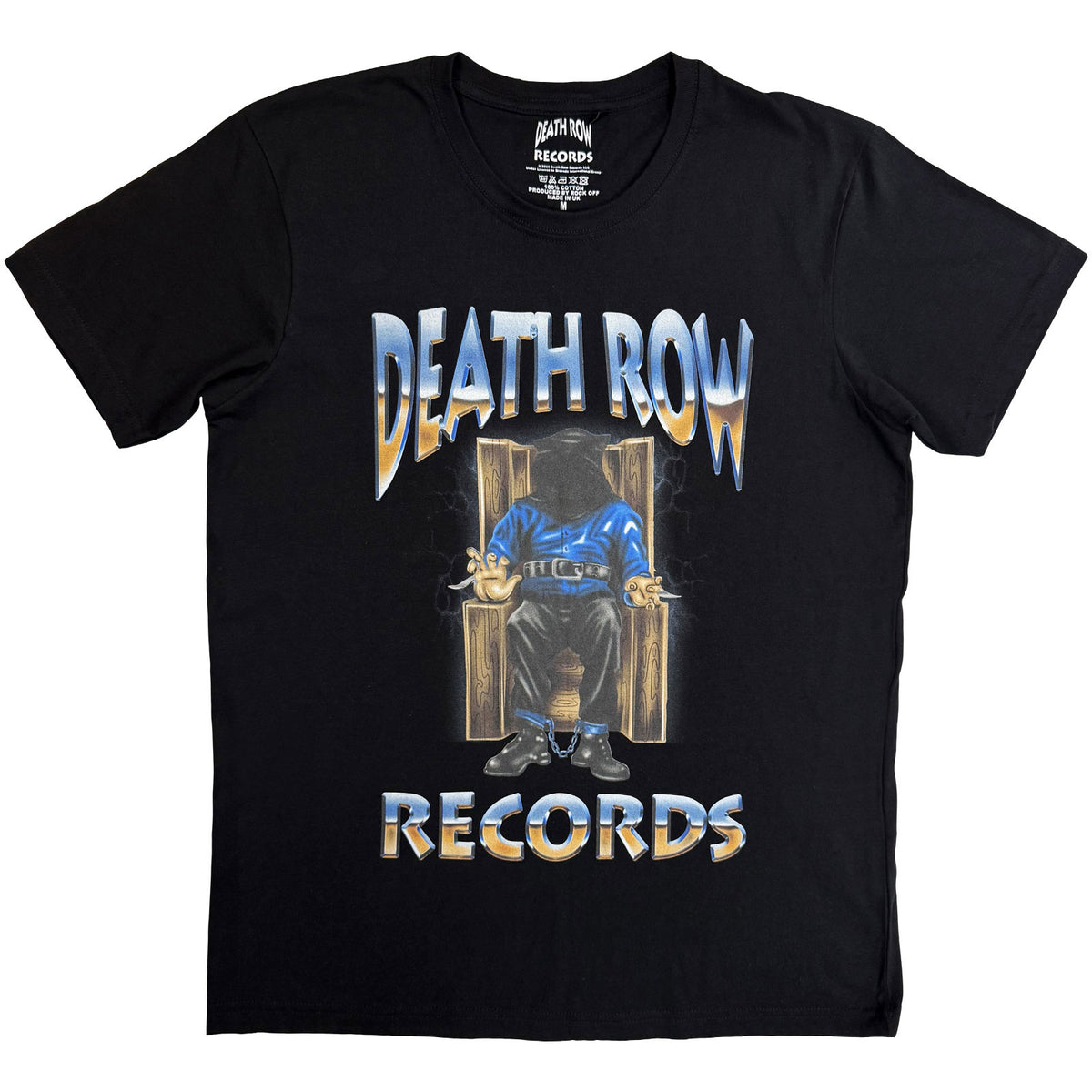 Death Row Records Unisex T-Shirt: Execution Full Colour (Black)