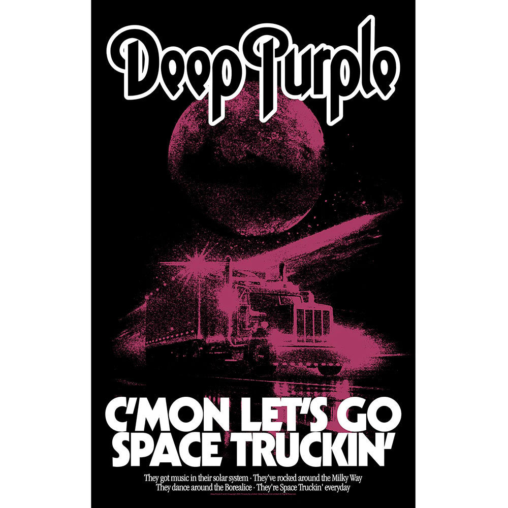 Deep Purple: Space Truckin Textile Poster