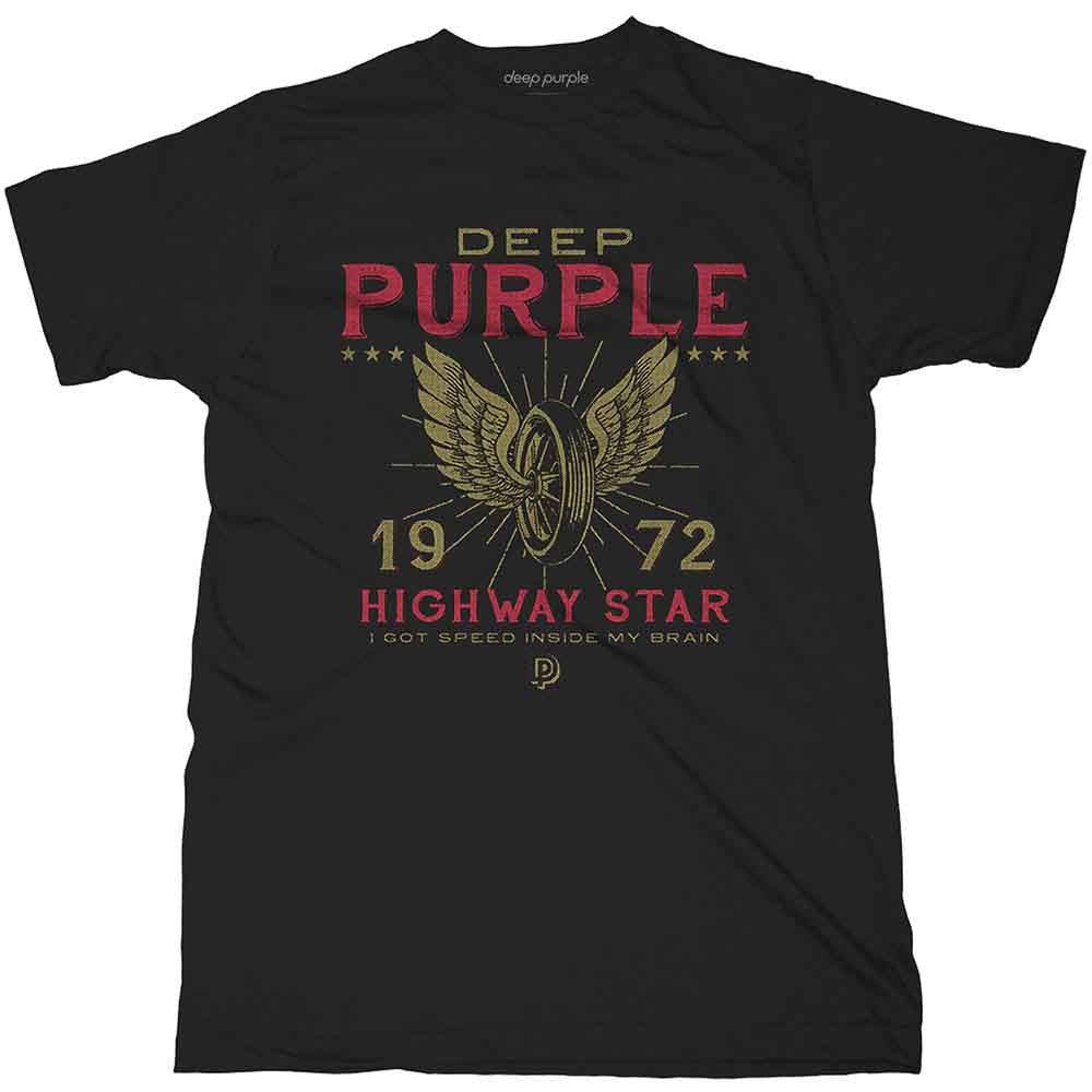 Deep Purple: Highway Star Unisex T-Shirt (Black)