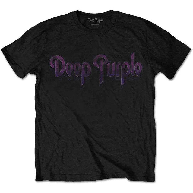 Deep Purple: Vintage Logo Unisex T-Shirt (Black)