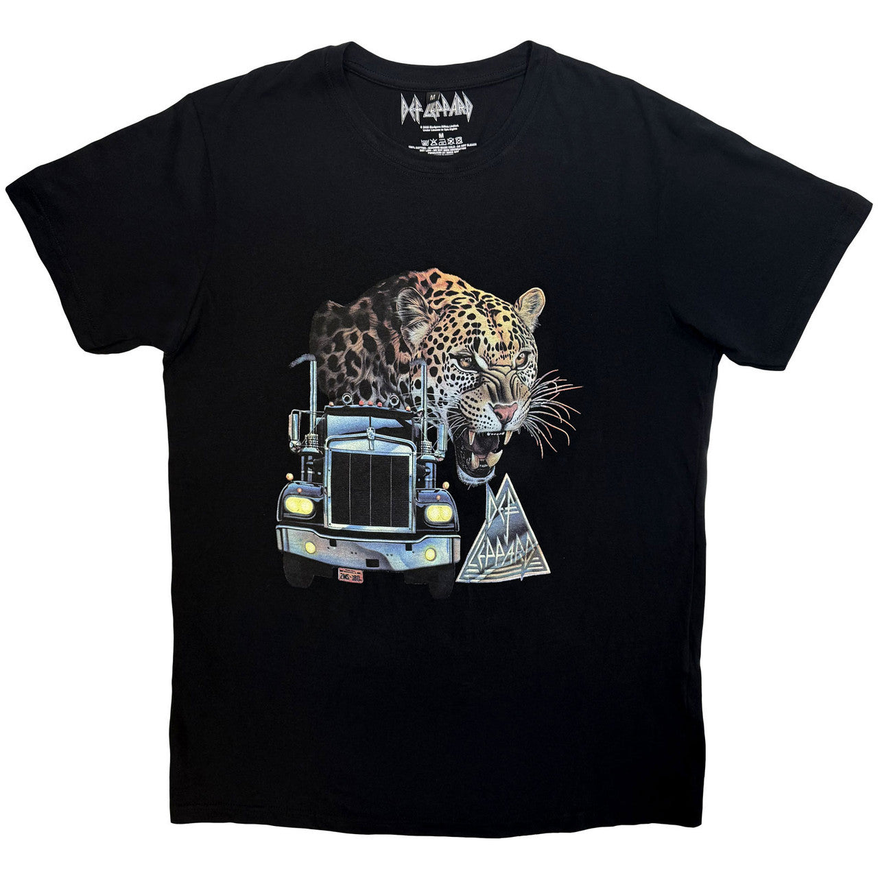 Def Leppard: Truck Unisex Premium Carbon T-Shirt (Black)