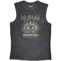 Def Leppard: Diamond Star Halos Unisex Tank T-Shirt (Charcoal Grey)