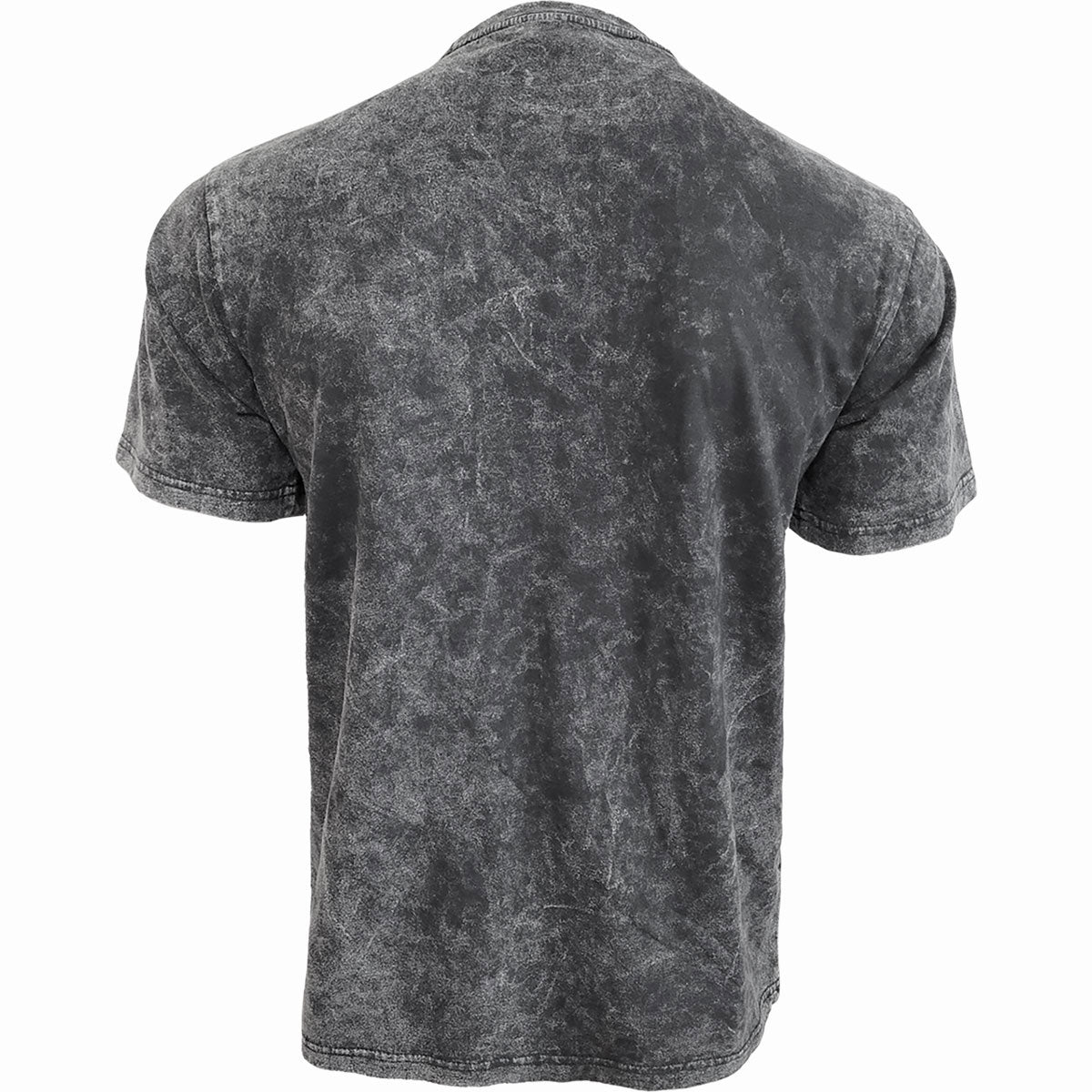 Spiral Unisex Acid Wash T-Shirt: Acid Skull (Black & Grey)