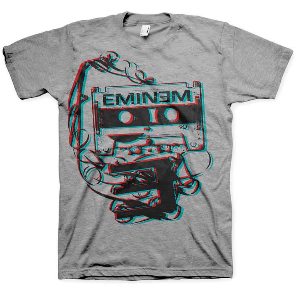 Eminem Unisex T-Shirt: Tape (Grey)