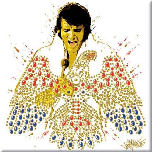 Elvis Presley Fridge Magnet: American Eagle