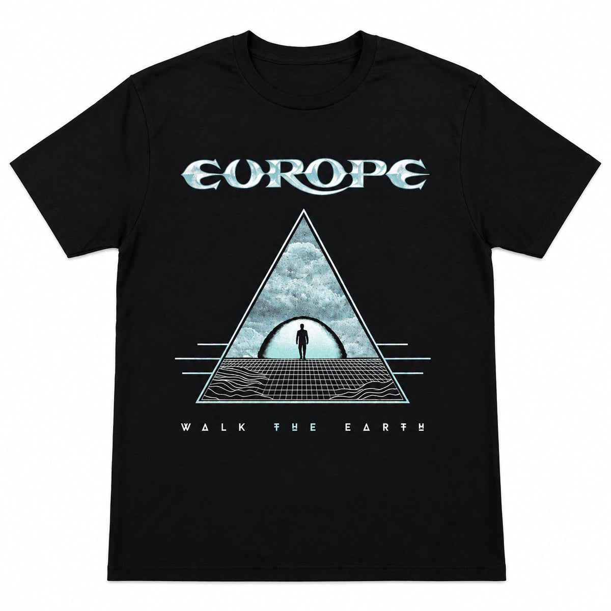 Europe Unisex T-Shirt: Walk The Earth (Black)