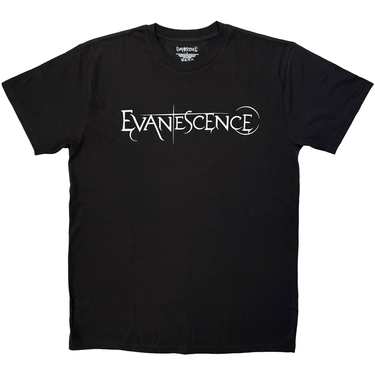 Evanescence Unisex T-Shirt: Logo Mono (Black)