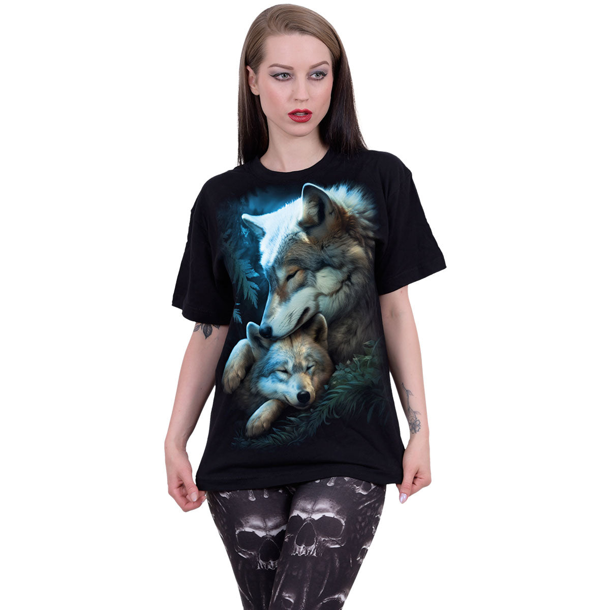 Spiral Unisex T-Shirt: Mother's Love (Black)