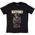 Five Finger Death Punch Unisex T-Shirt: Crossed Pistols Full Colour (Black)
