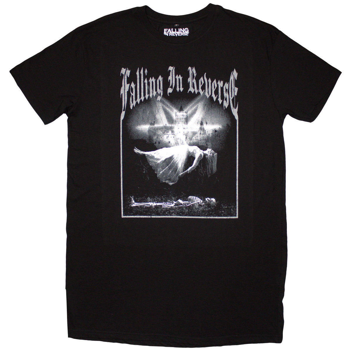 Falling In Reverse Ladies T-Shirt Dress: Floating (Black)