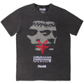 Falling In Reverse Unisex Stone Wash T-Shirt: Blur (Charcoal Grey)