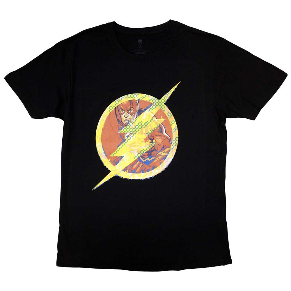 DC Comics Unisex T-Shirt: The Flash - Logo (Black)