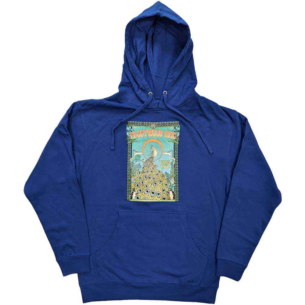 Fleetwood Mac Unisex Pullover Hoodie: Peacock (Blue)