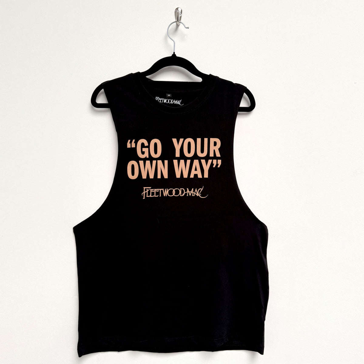 Fleetwood Mac Unisex Vest T-Shirt: Go Your Own Way (Black)