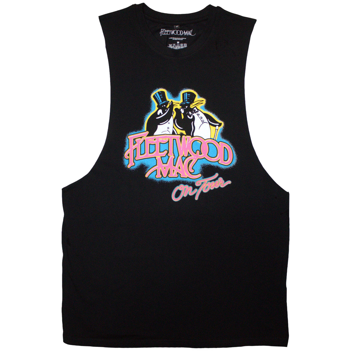 Fleetwood Mac Unisex Vest T-Shirt: On Tour (Black)