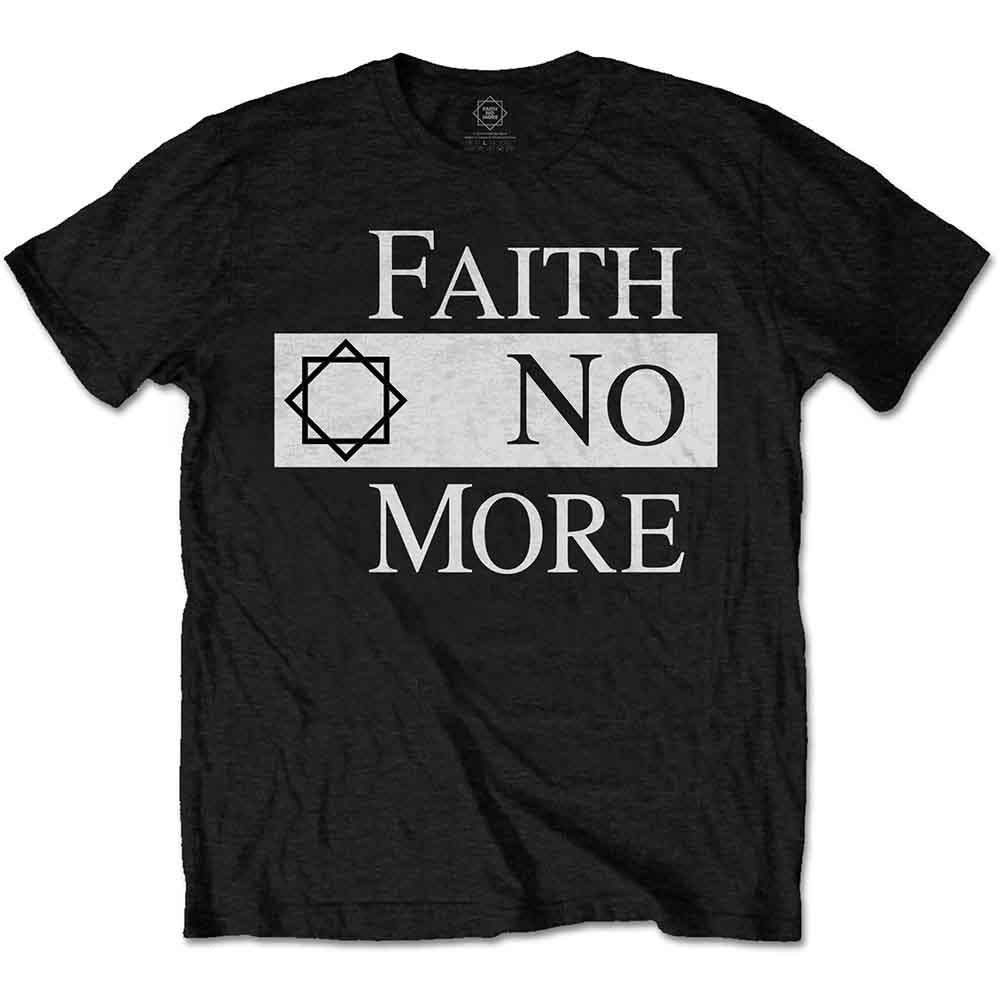 Faith No More Unisex T-Shirt: Classic Logo V.2. (Black)