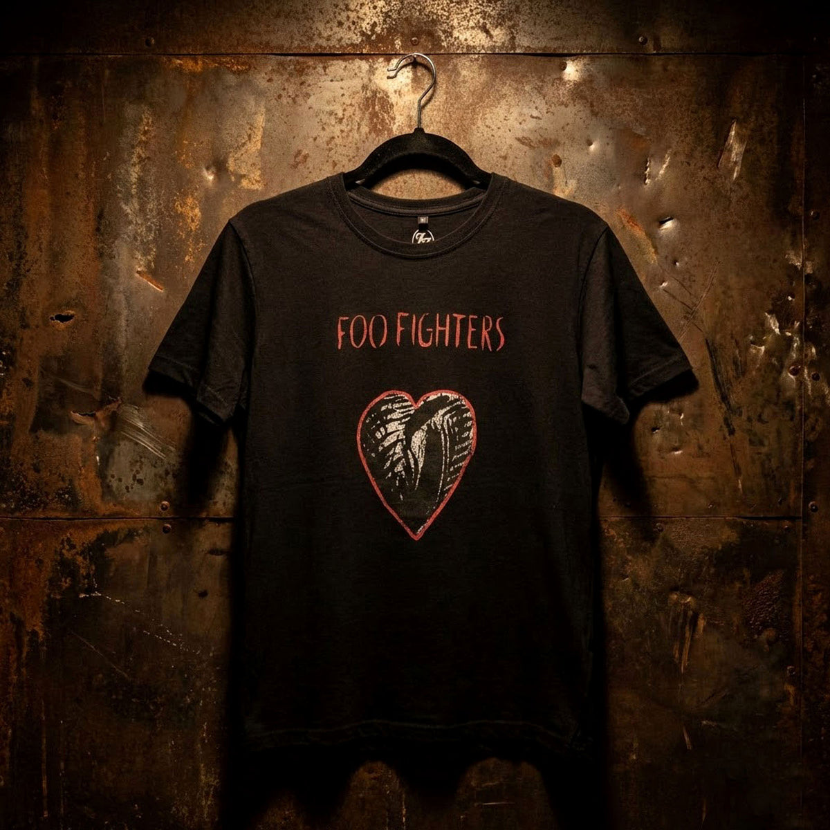 Foo Fighters Unisex Premium Carbon T-Shirt: One By One (Black) (Back Print)