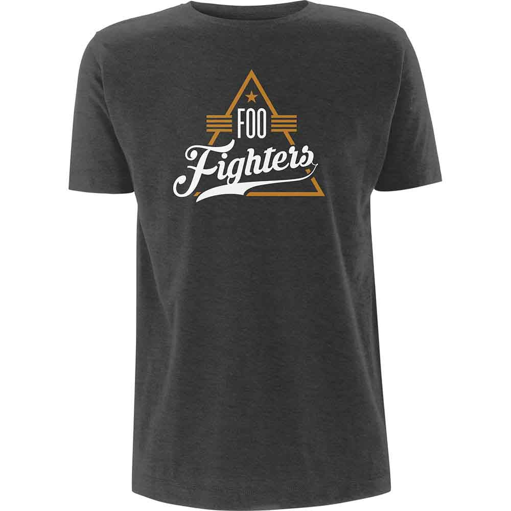 Foo Fighters Unisex T-Shirt: Triangle (Heather Grey)