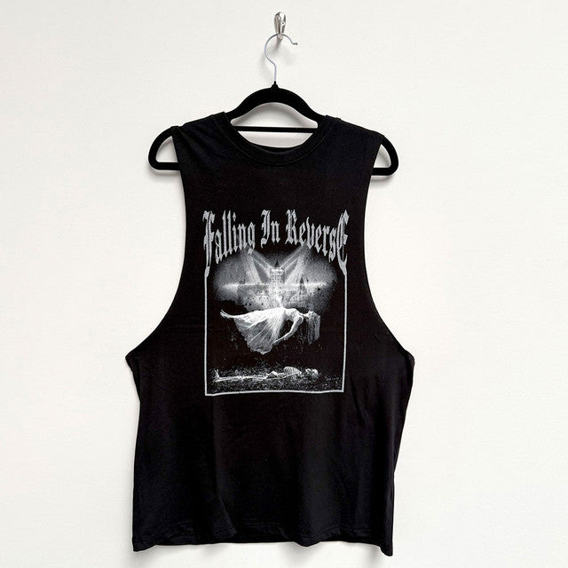 Falling In Reverse: Floating Unisex Vest T-Shirt (Black)