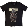 Five Finger Death Punch: Crossed Pistols Full Colour Unisex T-Shirt (Black)