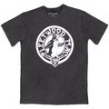 Fleetwood Mac: Tour '82 Penguin Unisex Stone Wash T-Shirt (Charcoal Grey)