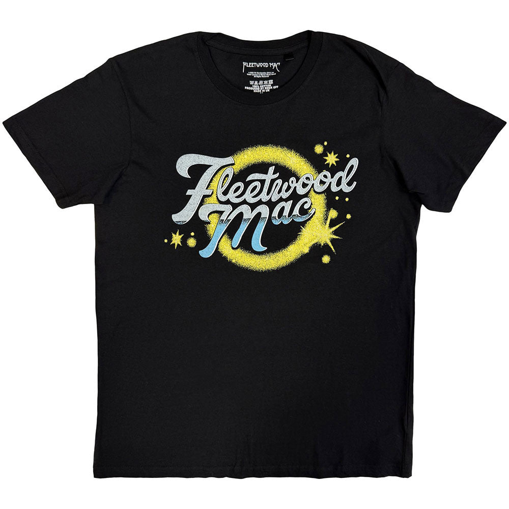 Fleetwood: Circle Logo Mac Unisex T-Shirt (Black)
