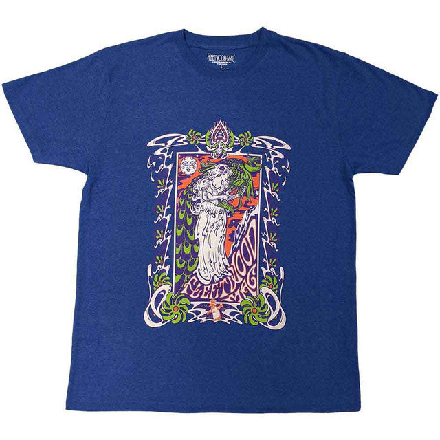 Fleetwood Mac: Lady Lyre Unisex T-Shirt (Blue)