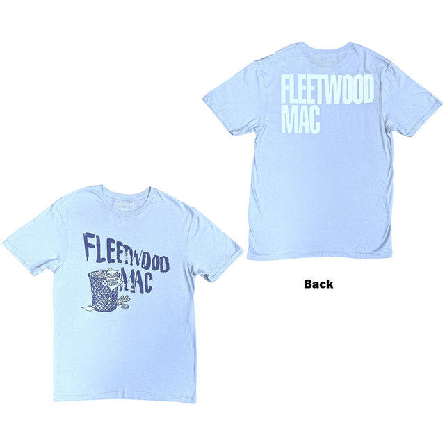 Fleetwood Mac: London Unisex T-Shirt (Light Blue) (Back Print)