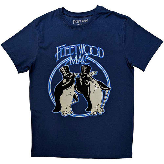 Fleetwood: Penguins Mac Unisex T-Shirt (Denim Blue)