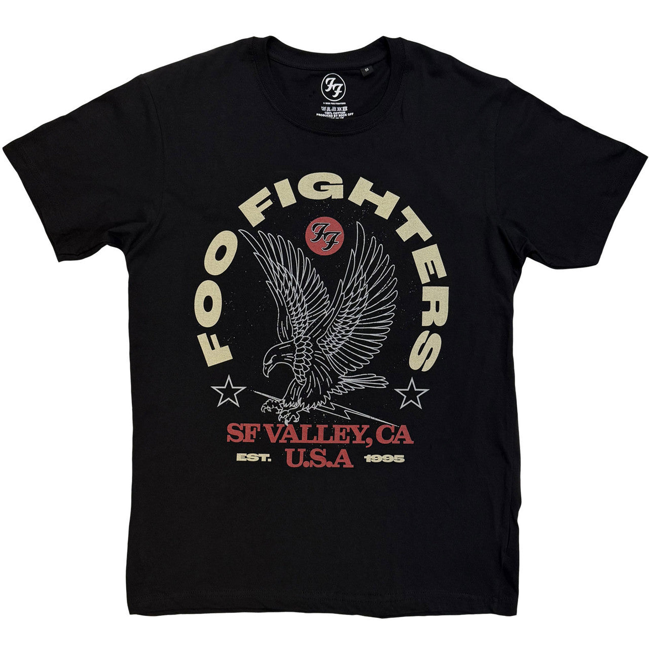 Foo Fighters: Eagle USA Unisex T-Shirt (Black)