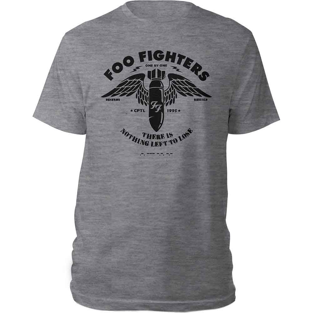Unisex T-Shirt Foo Fighters Stencil (Grey)