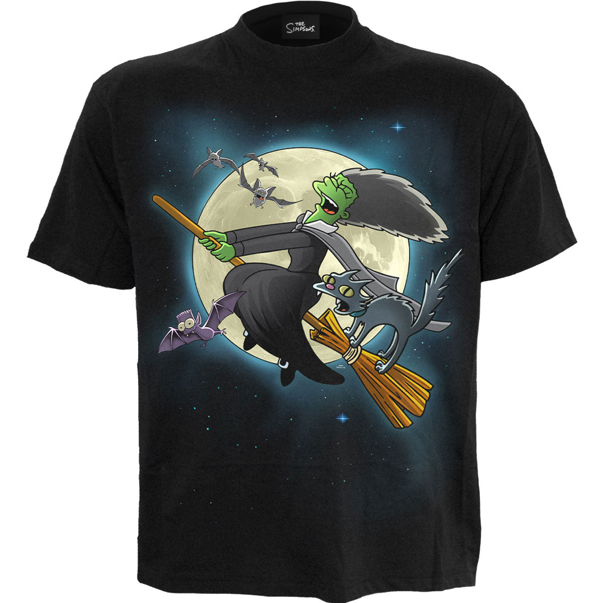 The Simpsons Unisex T-Shirt: Marge Witch (Black)