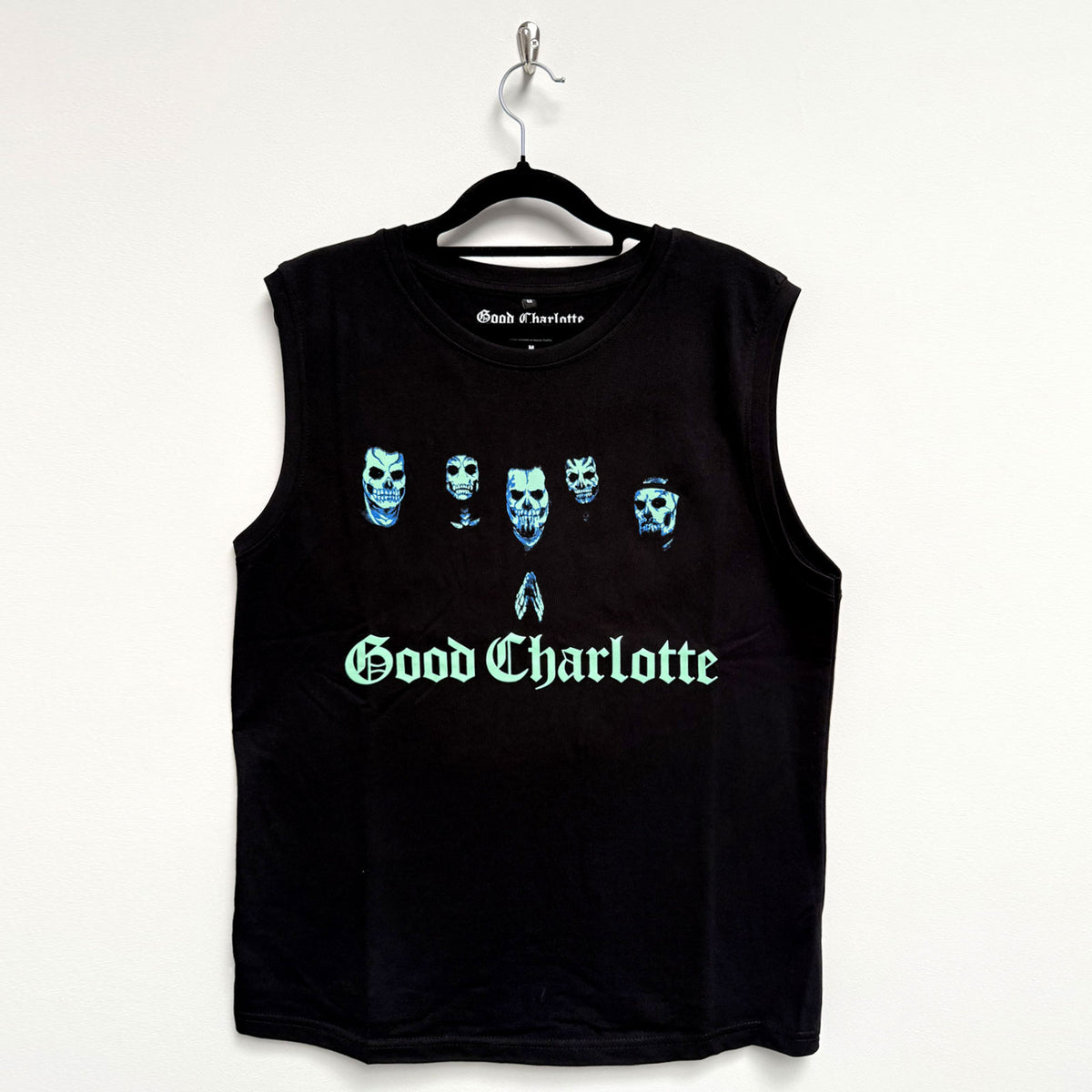 Good Charlotte Unisex Tank T-Shirt: Generation Rx Skull Faces (Black)