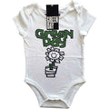 Green Day Kids Baby Grow: Flower Pot (White)