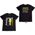 Green Day Unisex T-Shirt: Nimrod Tracklist (Black) (Back Print)
