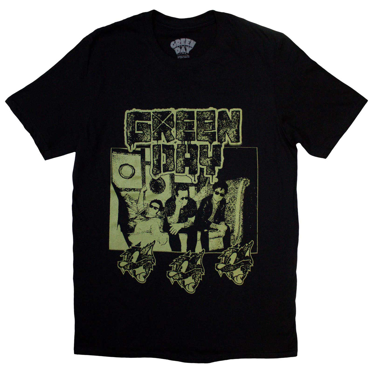 Green Day Unisex T-Shirt: Rev Radio (Black)