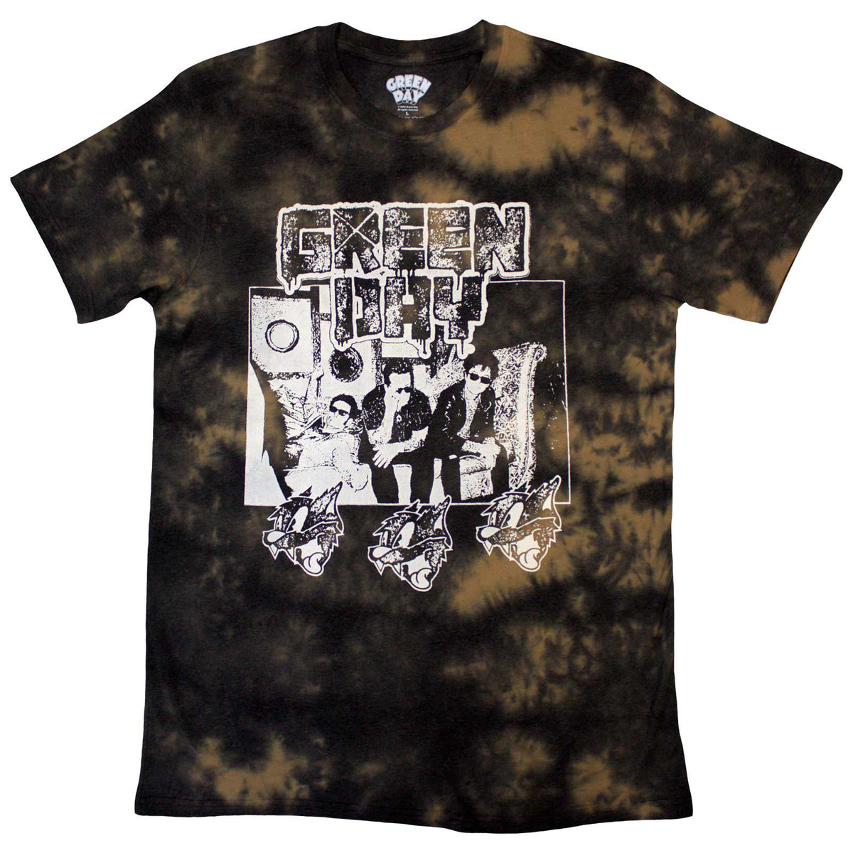 Green Day Unisex T-Shirt: Rev Radio (Black) (Wash Collection)