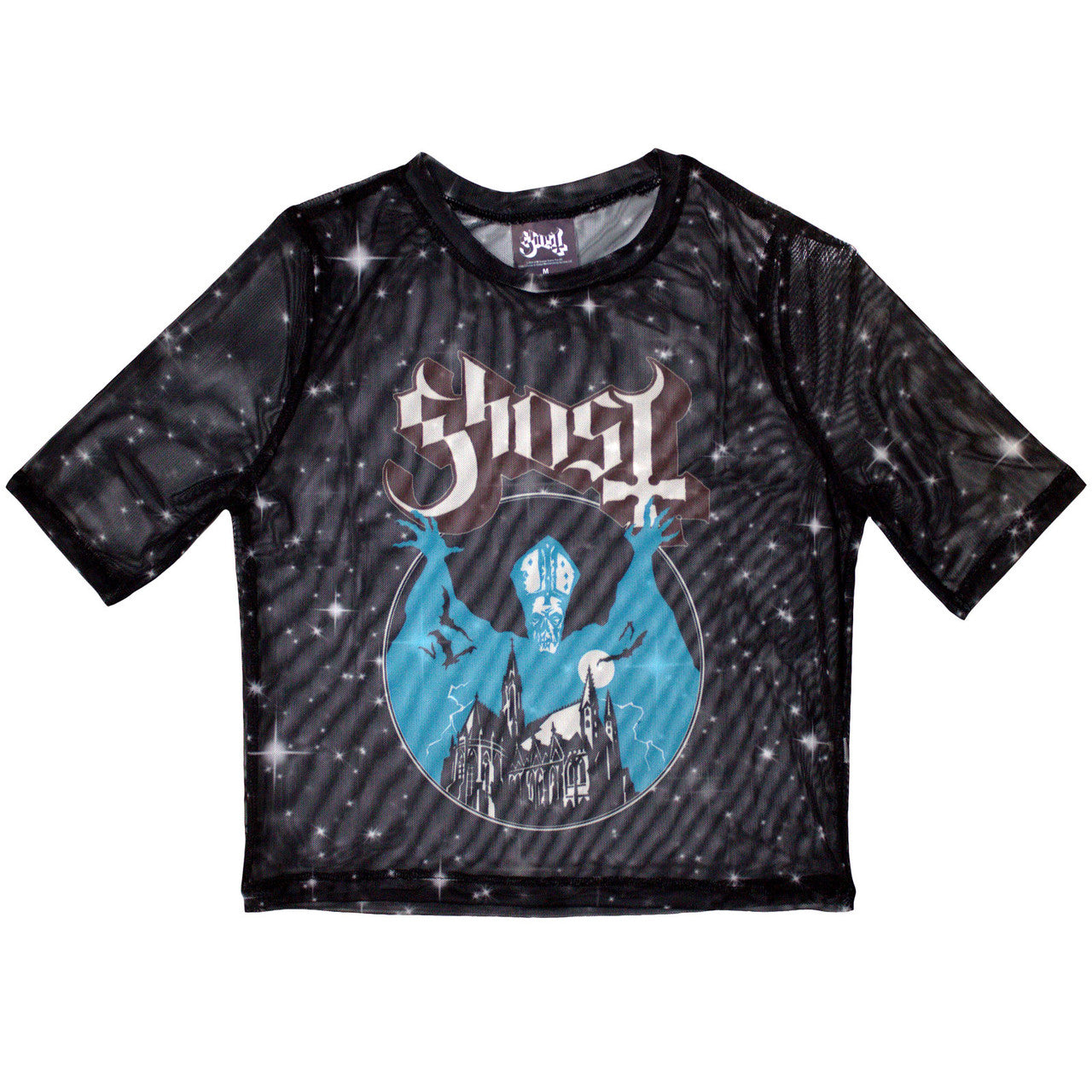Ghost: Opus Ladies Mesh Crop Top (Black)