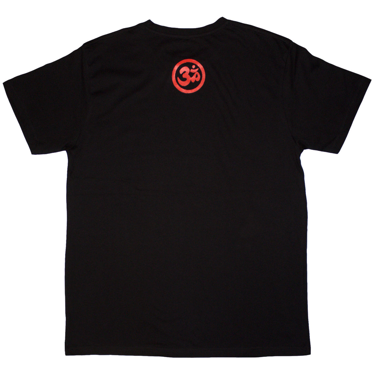 George Harrison Unisex T-Shirt: Dark Horse Logo (Black) (Back Print)