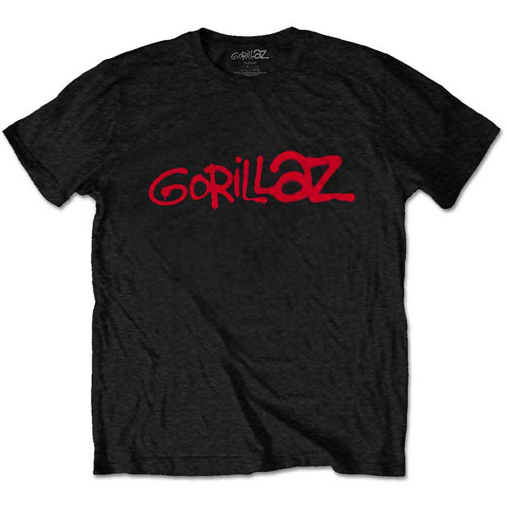 Gorillaz Unisex T-Shirt: Logo (Black)
