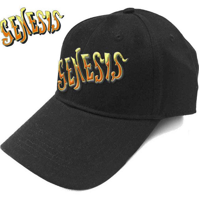 Genesis: Orange Classic Logo Unisex Baseball Cap (Black)